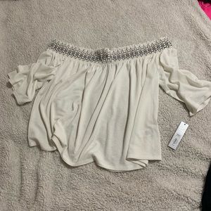 Off the shoulder blouse